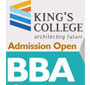 Admission open for BBA from King's College