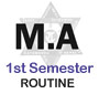 TU MA 1st Semester Exam Routine
