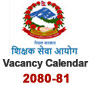 Teacher Service Commission Vacancy Calendar 2080/2081