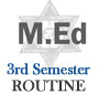 TU MEd 3rd Semester Routine