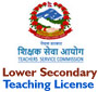 TSC Lower Secondary Level Teaching License Examination Application