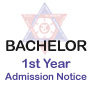 TU Bachelor 1st year Admission Notice 