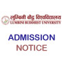 Lumbini Buddhist University Admission Notice
