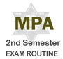 TU MPA 2nd Semester Examination Routine