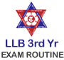 TU 3 Years LLb 3rd Year exam routine published