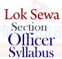 Lok Sewa Section Officer (Sakha Adhikrit) Exam Syllabus 2082 2083 (2025-2026)