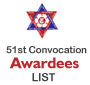 List of Awardees in TU 51st Convocation Ceremony 